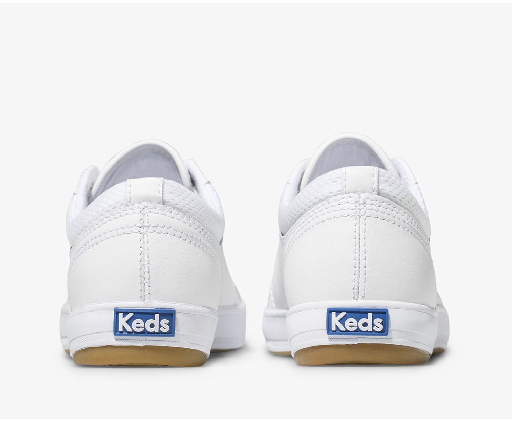 Keds Sneaker Damen Weiß - Center Leder - RTF-624530